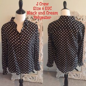 J Crew Popover Blouse